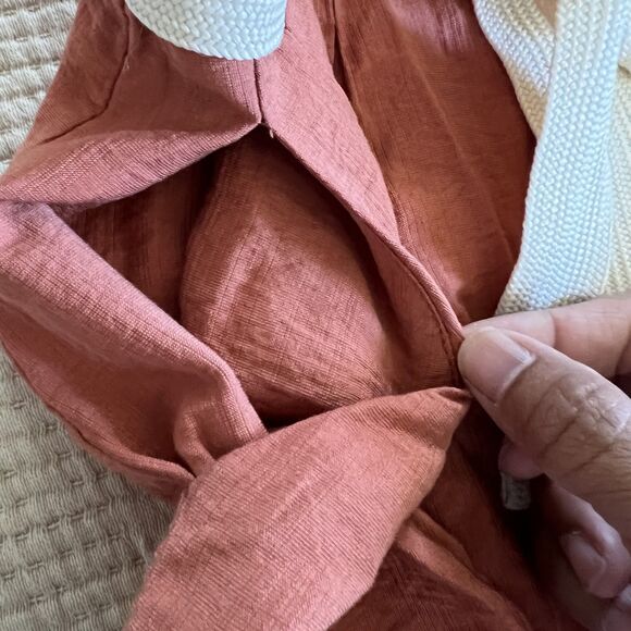 All in Favor Shorts Womens XS High Rise Paperbag Tie Waist Pockets Minimalist - Picture 7 of 13